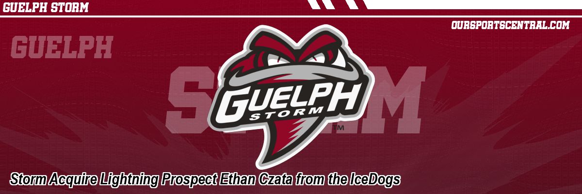 Storm Acquire Lightning Prospect Ethan Czata from the IceDogs