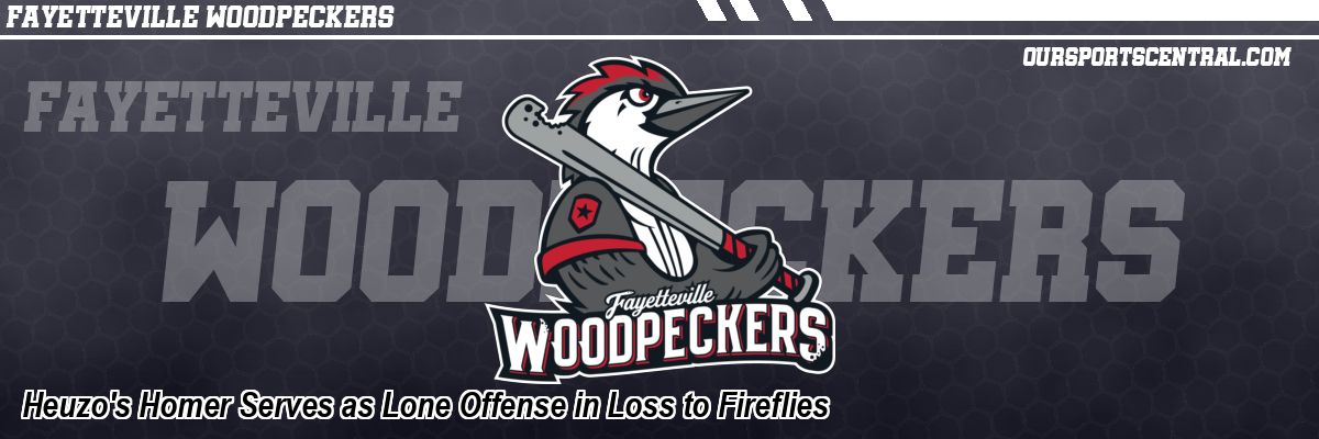 Heuzo's Homer Serves as Lone Offense in Loss to Fireflies