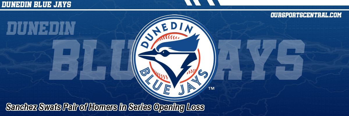 Sanchez Swats Pair of Homers in Series Opening Loss