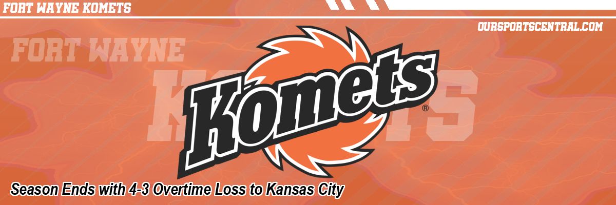 Season Ends with 4-3 Overtime Loss to Kansas City