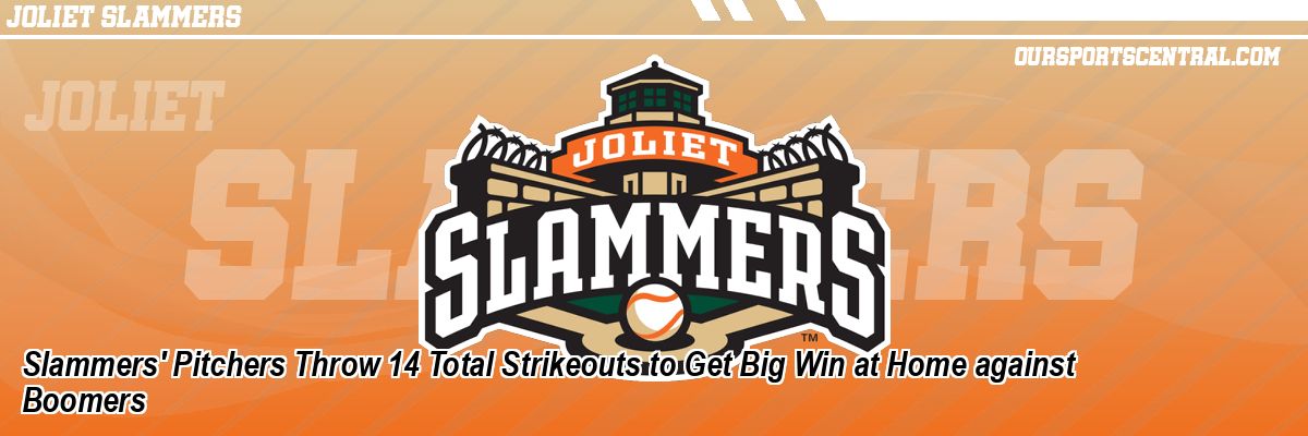 Slammers' Pitchers Throw 14 Total Strikeouts to Get Big Win at Home against Boomers