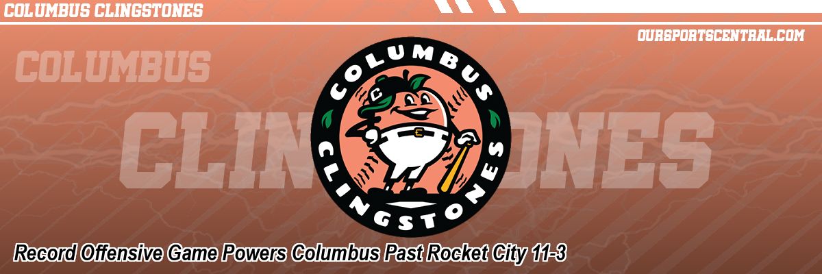 Record Offensive Game Powers Columbus Past Rocket City 11-3
