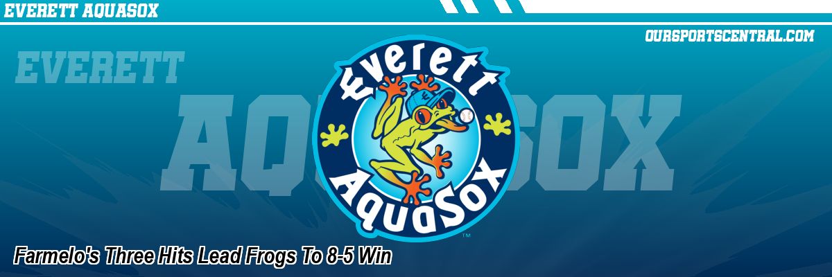 Farmelo's Three Hits Lead Frogs To 8-5 Win