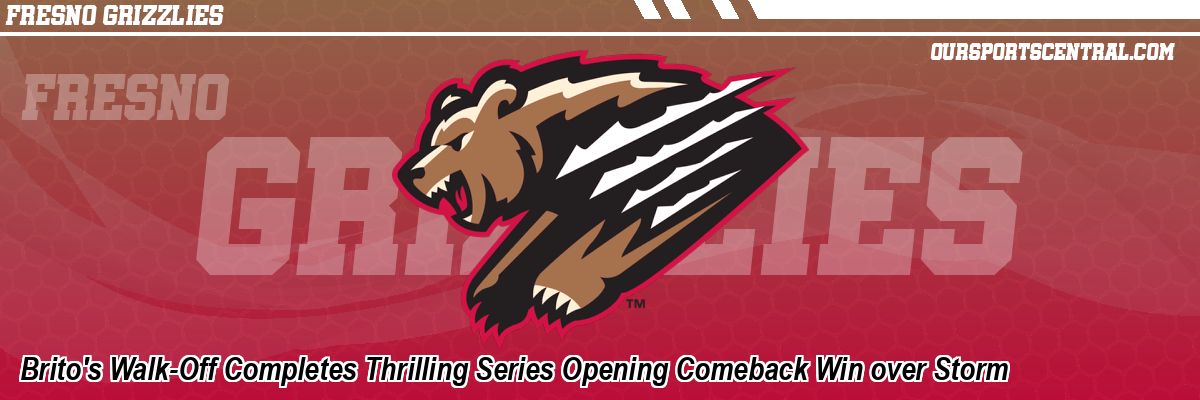 Brito's Walk-Off Completes Thrilling Series Opening Comeback Win over Storm