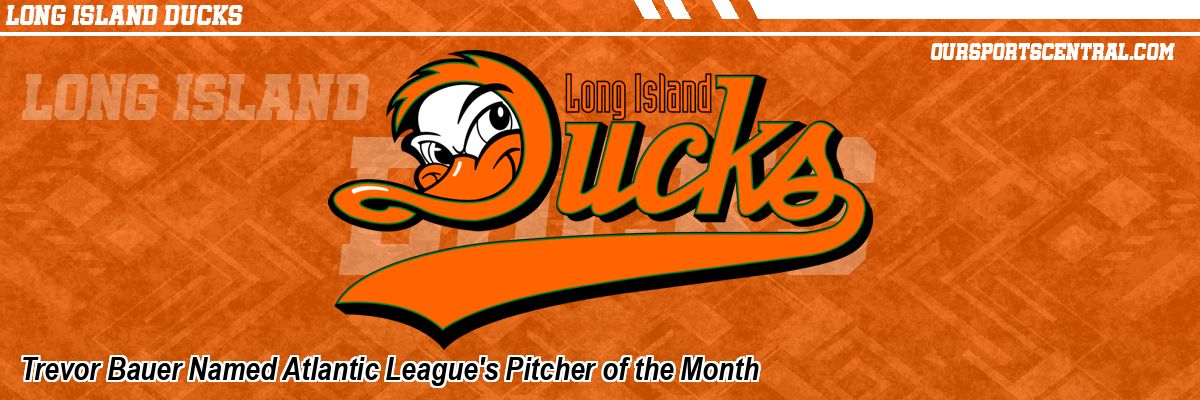 Trevor Bauer Named Atlantic League's Pitcher of the Month
