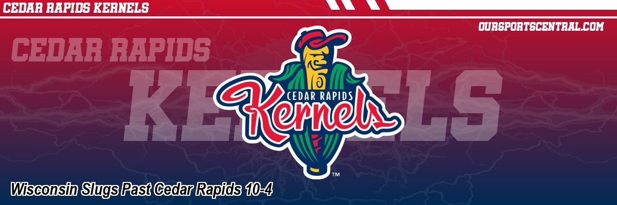 Wisconsin Slugs Past Cedar Rapids 10-4