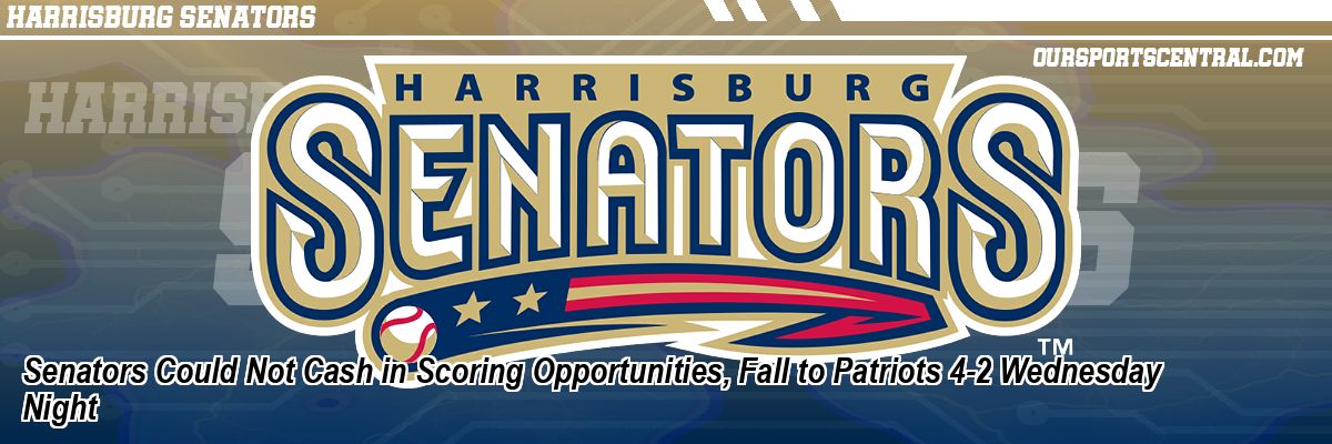 Senators Could Not Cash in Scoring Opportunities, Fall to Patriots 4-2 Wednesday Night