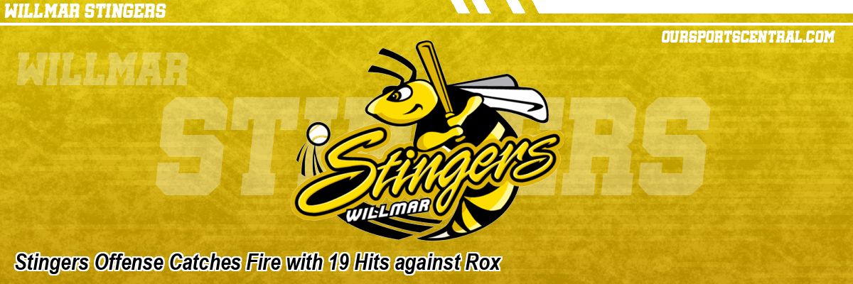 Stingers Offense Catches Fire with 19 Hits against Rox