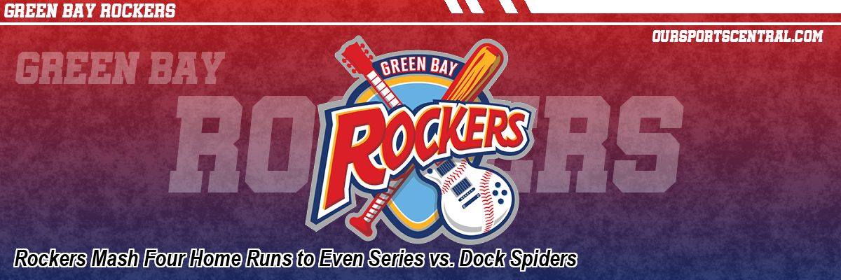 Rockers Mash Four Home Runs to Even Series vs. Dock Spiders