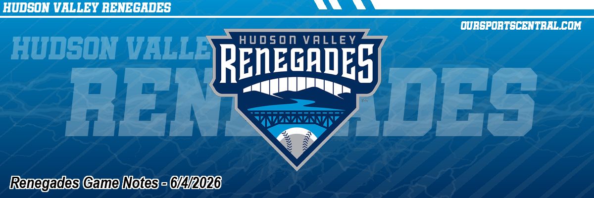 Renegades Game Notes - 6/4/2026