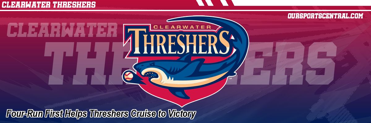 Four-Run First Helps Threshers Cruise to Victory