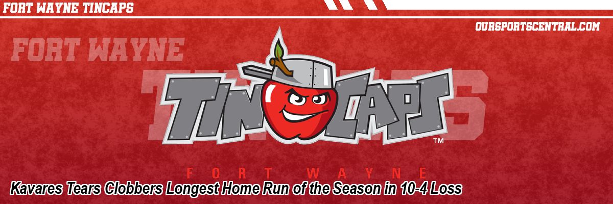 Kavares Tears Clobbers Longest Home Run of the Season in 10-4 Loss