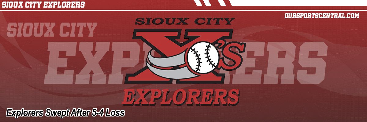 Explorers Swept After 5-4 Loss