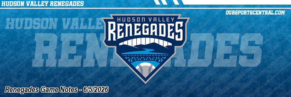 Renegades Game Notes - 6/5/2026