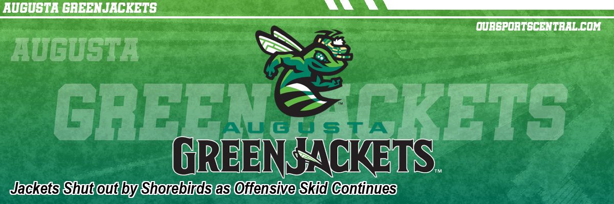 Jackets Shut out by Shorebirds as Offensive Skid Continues