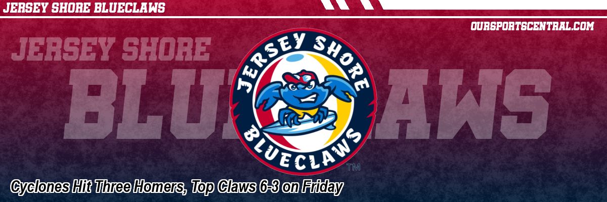 Cyclones Hit Three Homers, Top Claws 6-3 on Friday