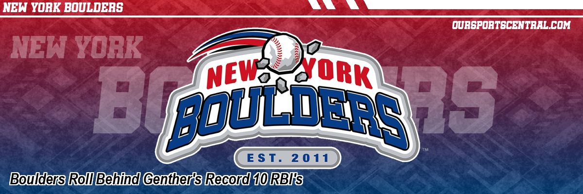 Boulders Roll Behind Genther's Record 10 RBI's