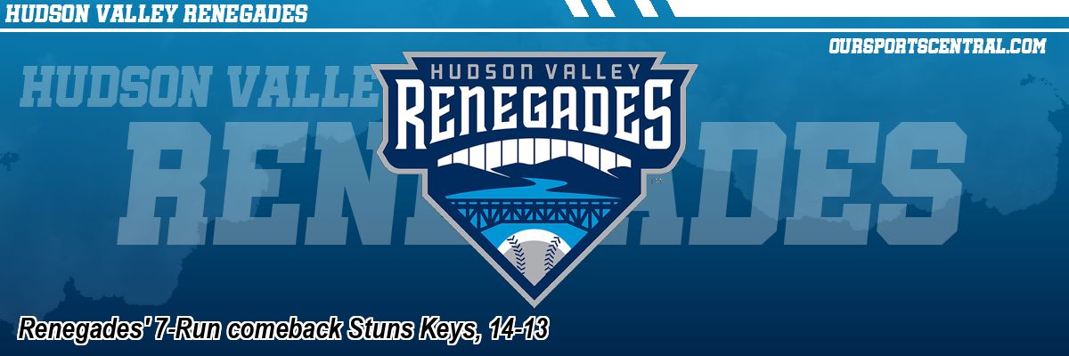 Renegades' 7-Run comeback Stuns Keys, 14-13