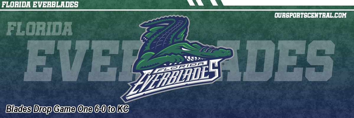 Blades Drop Game One 6-0 to KC