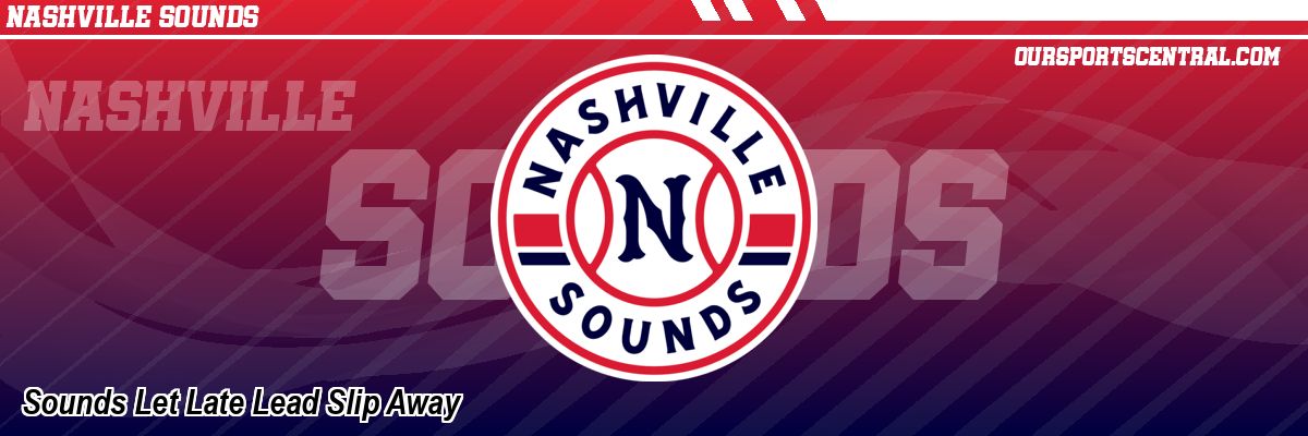 Sounds Let Late Lead Slip Away