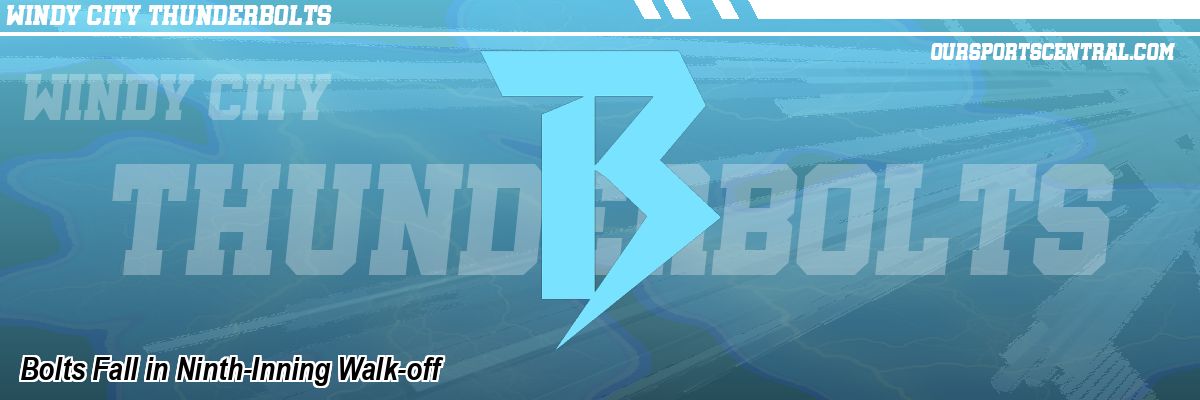 Bolts Fall in Ninth-Inning Walk-off