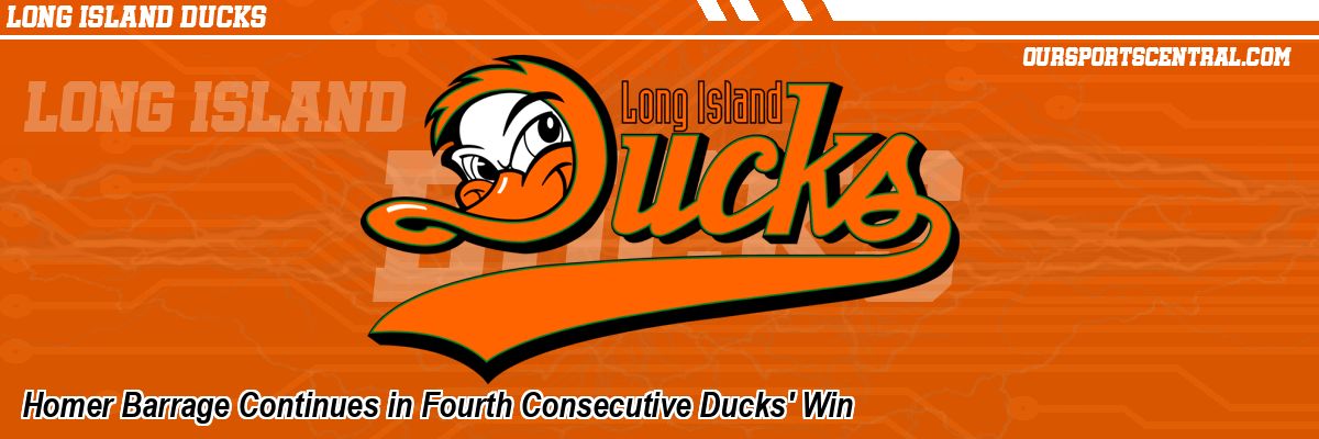 Homer Barrage Continues in Fourth Consecutive Ducks' Win