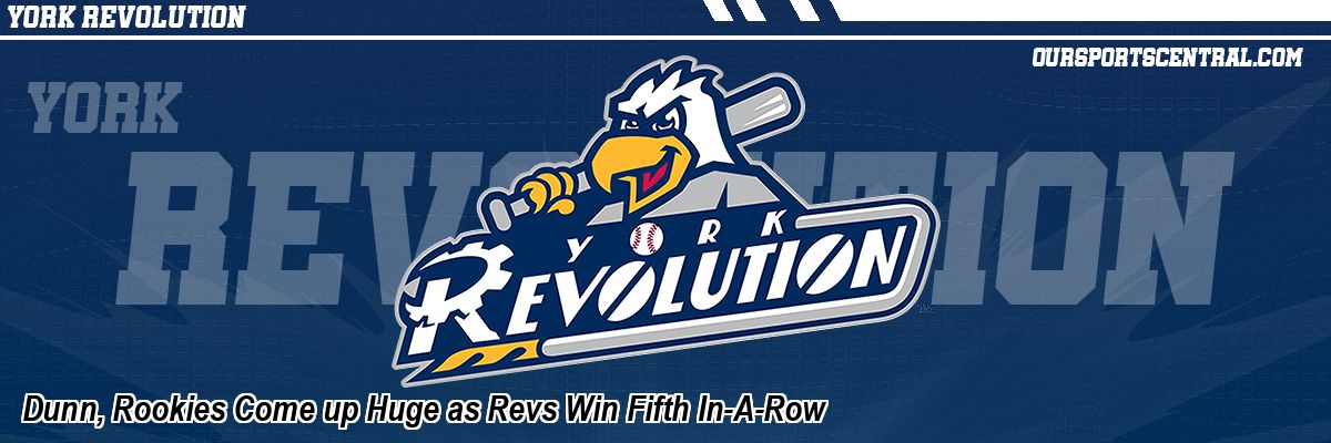 Dunn, Rookies Come up Huge as Revs Win Fifth In-A-Row