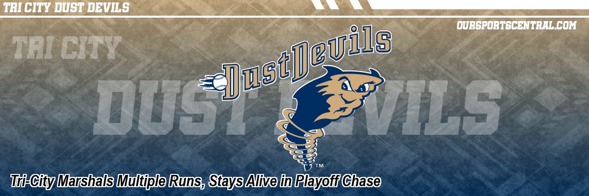 Tri-City Marshals Multiple Runs, Stays Alive in Playoff Chase