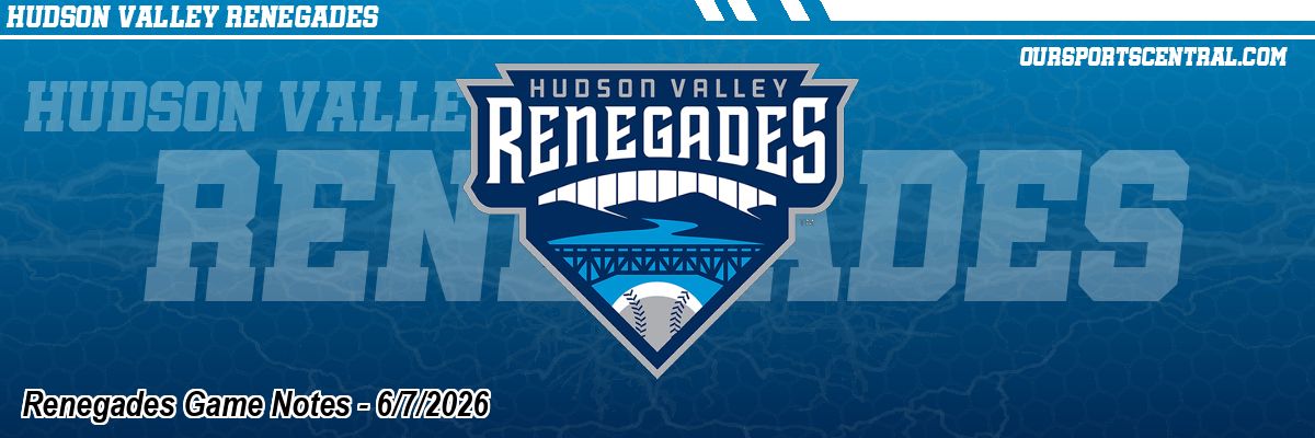 Renegades Game Notes - 6/7/2026