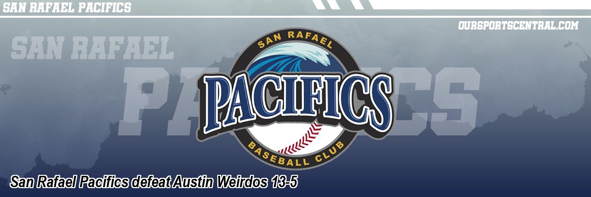 San Rafael Pacifics defeat Austin Weirdos 13-5