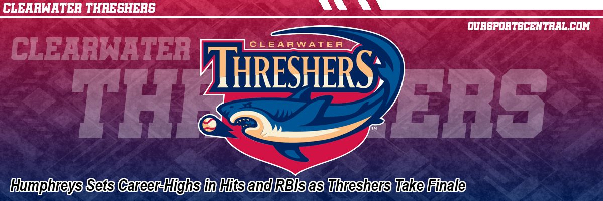 Humphreys Sets Career-Highs in Hits and RBIs as Threshers Take Finale