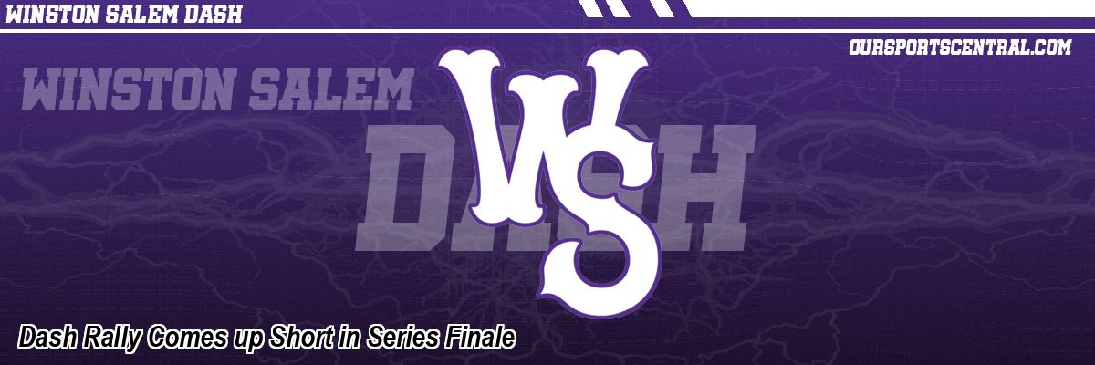 Dash Rally Comes up Short in Series Finale