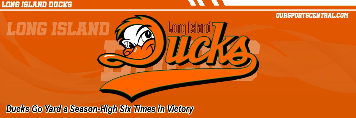 Ducks Go Yard a Season-High Six Times in Victory