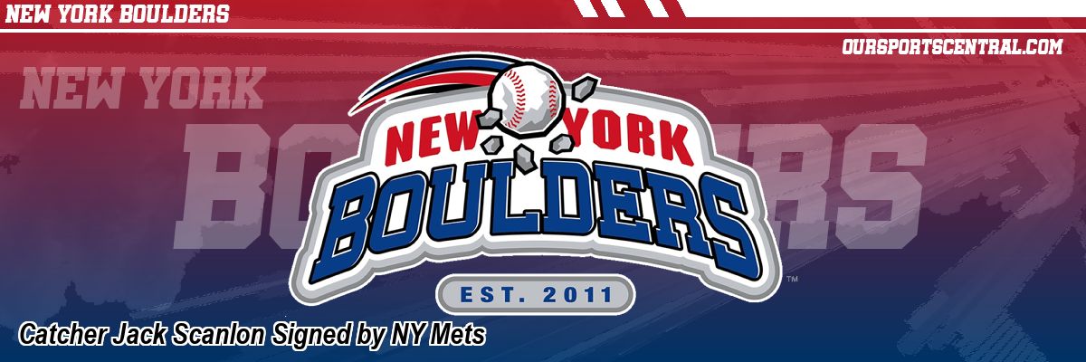 Catcher Jack Scanlon Signed by NY Mets