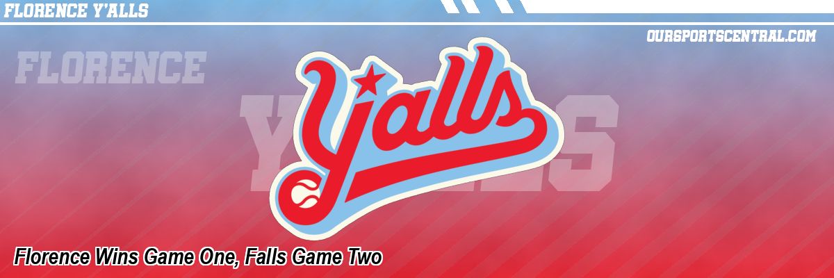Florence Wins Game One, Falls Game Two