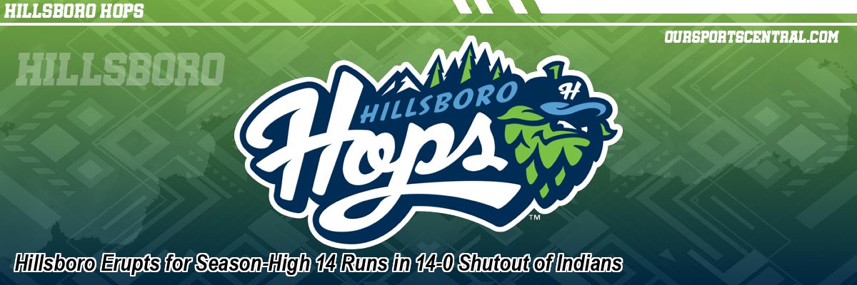 Hillsboro Erupts for Season-High 14 Runs in 14-0 Shutout of Indians