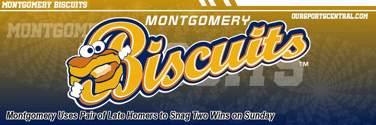 Montgomery Uses Pair of Late Homers to Snag Two Wins on Sunday