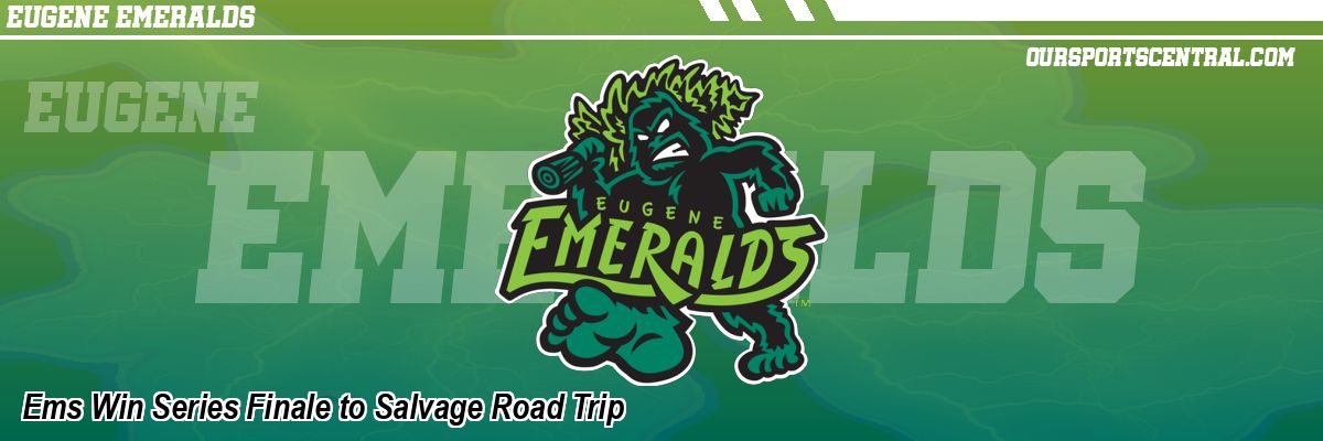Ems Win Series Finale to Salvage Road Trip