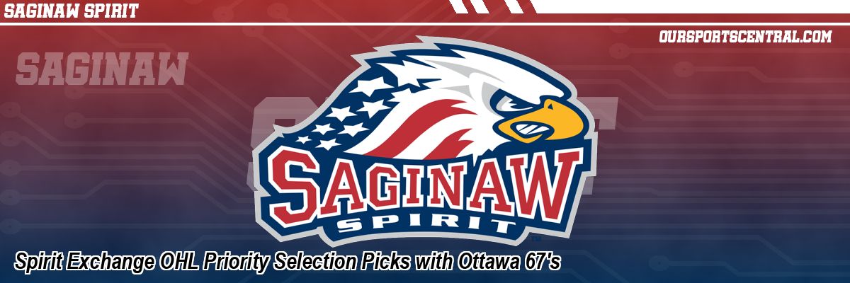 Spirit Exchange OHL Priority Selection Picks with Ottawa 67's