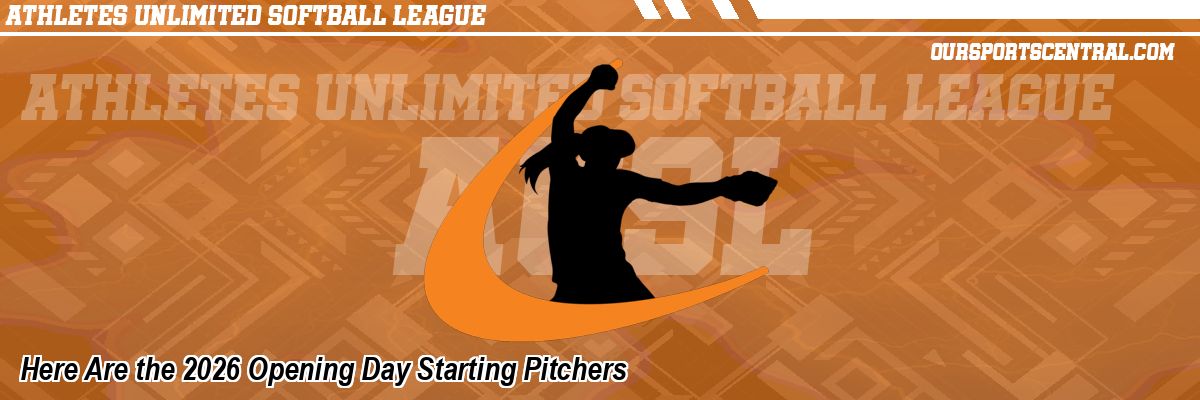 Here Are the 2026 Opening Day Starting Pitchers