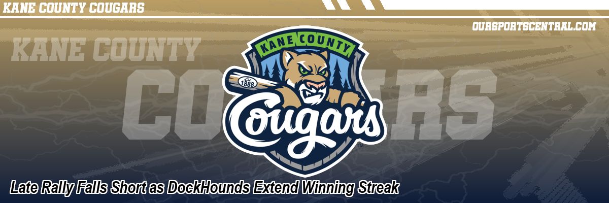 Late Rally Falls Short as DockHounds Extend Winning Streak