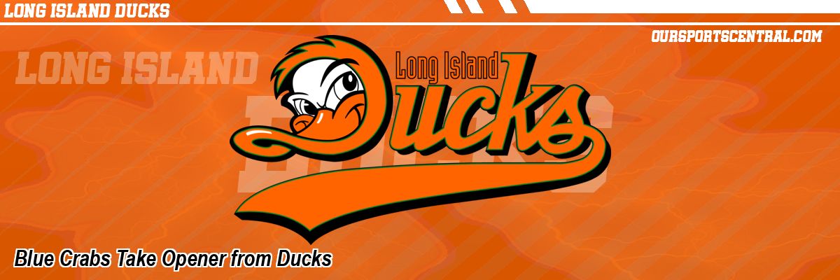 Blue Crabs Take Opener from Ducks