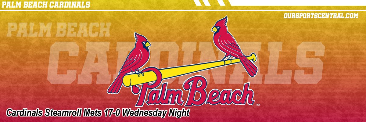 Cardinals Steamroll Mets 17-0 Wednesday Night