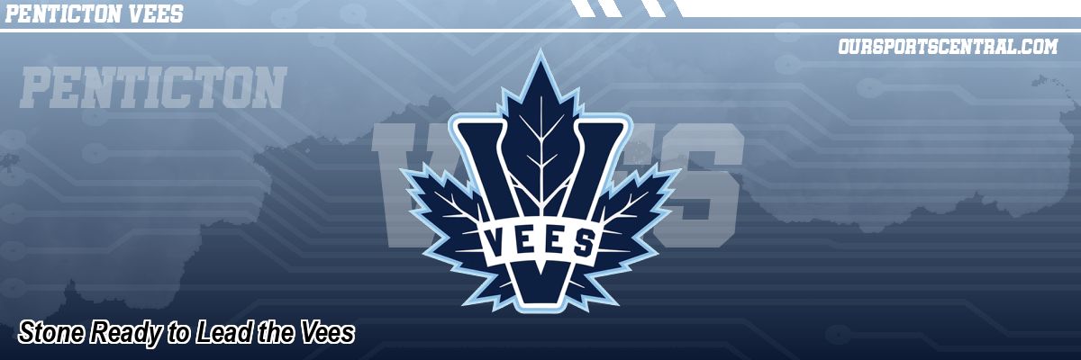 Stone Ready to Lead the Vees