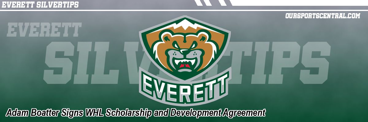 Adam Boatter Signs WHL Scholarship and Development Agreement