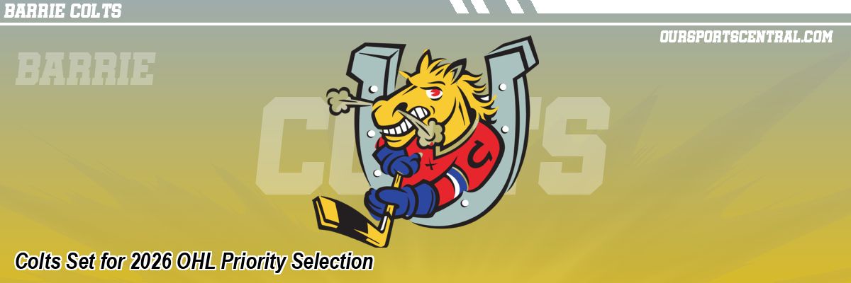 Colts Set for 2026 OHL Priority Selection