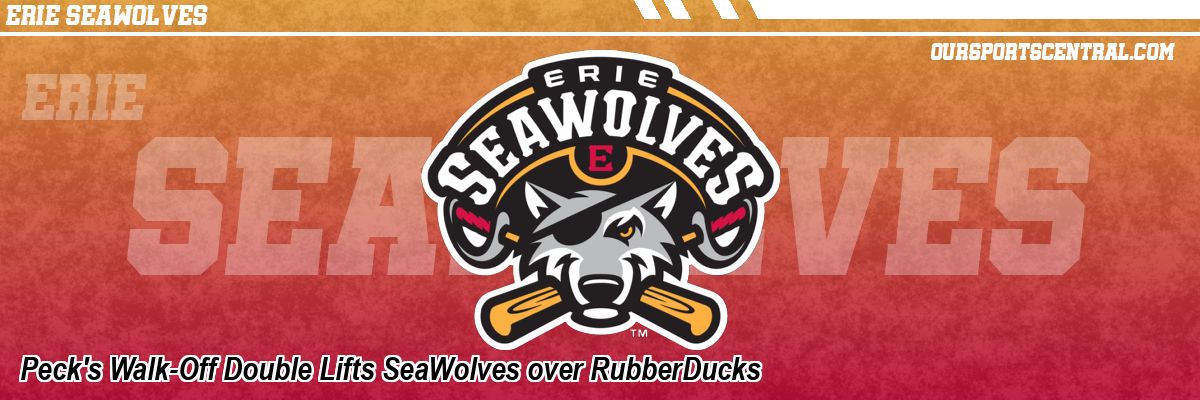 Peck's Walk-Off Double Lifts SeaWolves over RubberDucks