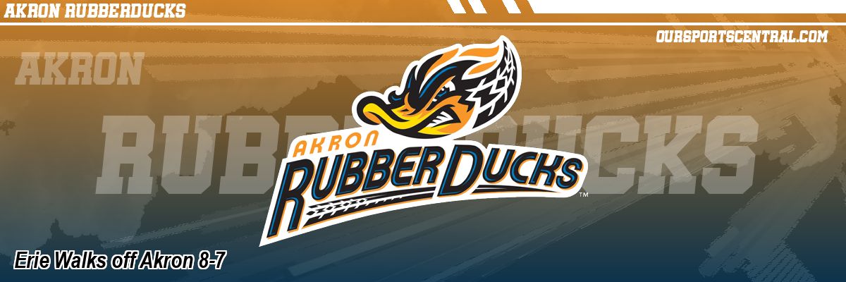 Erie Walks off Akron 8-7