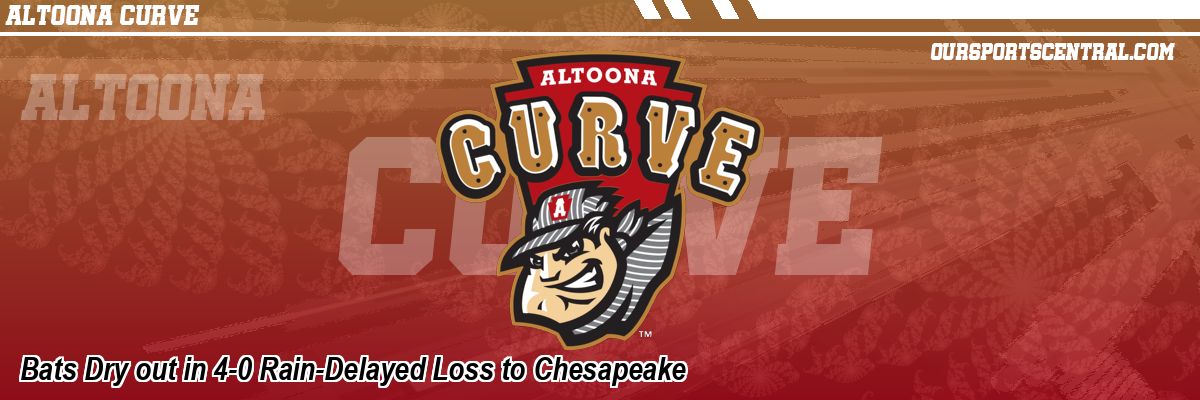 Bats Dry out in 4-0 Rain-Delayed Loss to Chesapeake