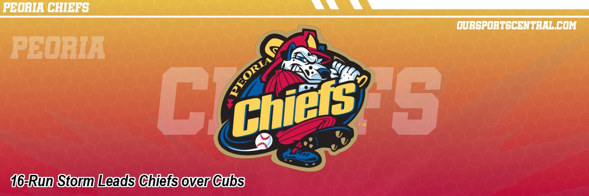 16-Run Storm Leads Chiefs over Cubs